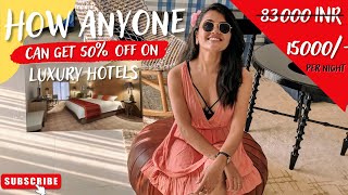 How to book luxury hotel and get 50% off? #1 Travel Hack for 2022 Save on 5 star Hotel bookings.