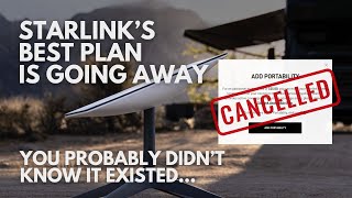 Starlink's Best Plan Is Going Away | Residential + Portability Update