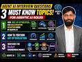 Agentic AI Interview Questions | Logs, API Optimization & ReAct Framework Explained