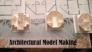 Making a 1:100 scale architectural model