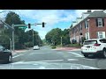 Driving around Newark Delaware, Main Street and Delaware Avenue