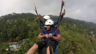 Paragliding at Delo Hill, Kalimpong, Darjeeling on May, 2017