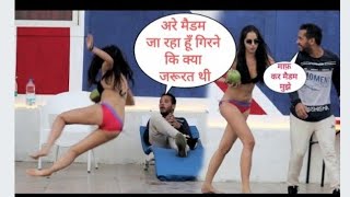 Omg Prank Gone Wrong In Dusri Duniya With New Twist Epic Reaction Nariyal Prank By Basant Jangra