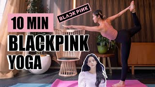 BLACKPINK INSPIRED YOGA WORKOUT | 10 Min Full Body Stretch For Strength + Flexibility | Mish Choi