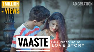 Vaaste Song: Cute Love Story |  Dhvani Bhanushali | Tanishk Bagchi | ad creation | Aryaman Dhillon