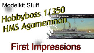 First impressions, Hobbyboss, 1/350 HMS Agamemnon