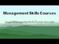 Management Skills Courses