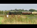 7029 Clun Castle at speed with a Stephenson Locomotive Society (SLS)  special 25th September 2021