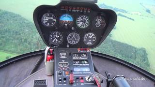 Robinson R44 Raven1 Flight at German Tractor Pulling Grimmen 2014