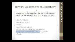 HTML5 Programming Course From Scratch - Chapter 16 – HTML5 Feature a