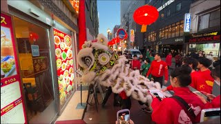 Good Luck Lion Dance in Yokohama China Town Chinese New Year Celebration #japan #travel