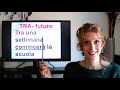 learn italian elementary a2 common mistakes “tra” o “in”