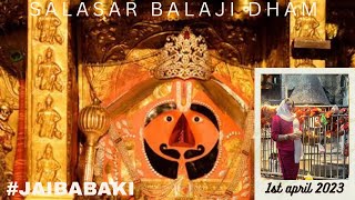 First time in SALASAR BALAJI DHAM || SALASAR dham poornima mela || Raw vlog