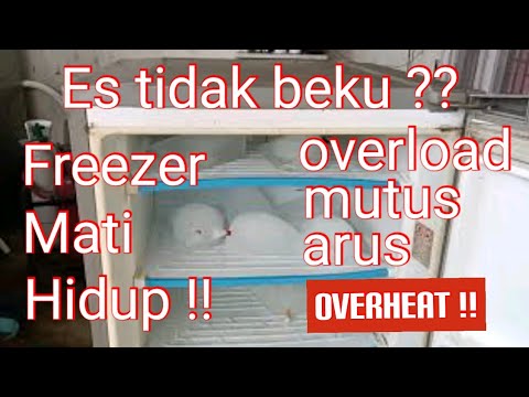 Penyebab Es Tidak Beku Pada Kulkas Freezer - YouTube