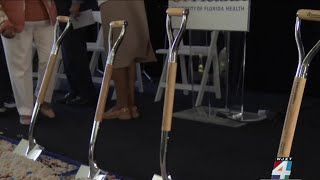 University of Florida breaks ground on trauma facility honoring former UF Health CEO