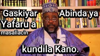 Wannan Shine gaskiyar Abinda yafaru a masallacin jami'urrahmah kundila Kano.