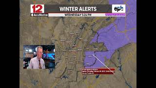 WDEF-TV NEWS 12 WEDNESDAY EVENING FORECAST