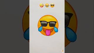 Satisfying Creative Art | Mix Emoji Drawing | Mixed Emoji Face #shorts #satisfying