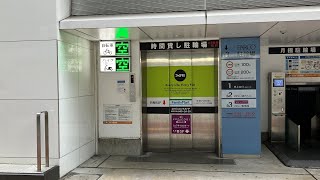 【3枚扉】福岡パルコ新館(駐輪場用)のエレベーター（三菱製）