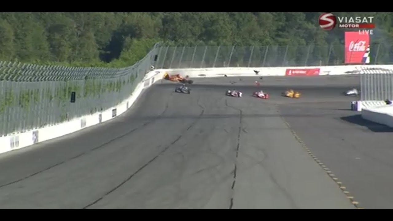 Justin Wilson Pocono 2015 The Worst Nascar Crashes In History