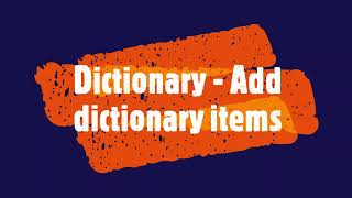 PYTHON - Dictionary - Add dictionary items #viral#viralvideo #viralvideos #dictionaries