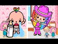 Mom Gave Birth To a Big Baby And She Became Giant BARBIE | Toca Life Story | Toca Boca