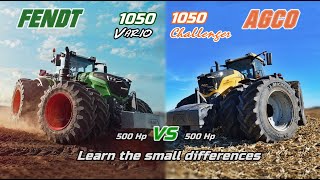 Fendt 1050 Vario VS Challenger 1050 AGCO - [Learn the differences on Performance and Price] (TWINS)