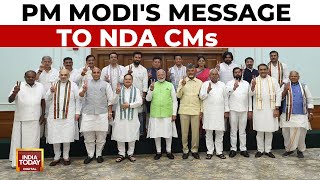 PM Modi's Message to NDA CMs: Biannual Meetings, 75th Constitution Anniversary Preparations