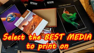 SELECT THE BEST paper to print your pictures on - THIS WILL MAKE A DIFFERENCE!!