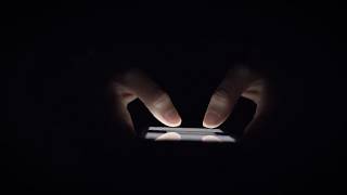 📱 Nighttime Social Media Phone Scrolling Free Stock Video Background for Edits