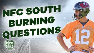 LATEST NFL NEWS + NFC SOUTH BURNING TRAINING CAMP QUESTIONS