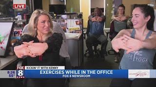Simple exercises you can do at your desk - Fox 8's Stefani Schaefer gets a lesson