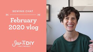 February 2020 sewing vlog