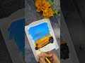 evening scenery easy painting acrylicpainting easyart easydrawing diy crafts landscape asmr