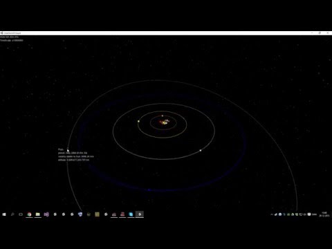 Simulation Of Planets Being Expelled From A Solar System