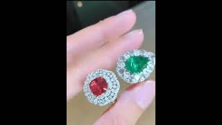 祖母綠戒指 尖晶石#emerald #尖晶石 #Spinel