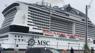 【新潟東港に、大型クルーズ船MSCベリッシマが寄港！】