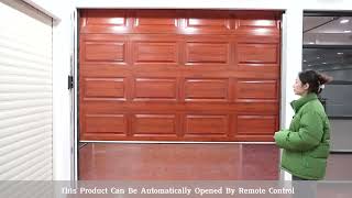 【Instime】Modern High Quality Aluminum Glass Garage Tempered Glass Electric Automatic Garage Door