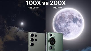Huawei P60 Pro VS Galaxy S23 Ultra Live Zoom Test Comparison