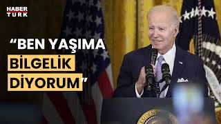 ABD Başkanı Biden yaşıyla ilgili şakalara cevap verdi