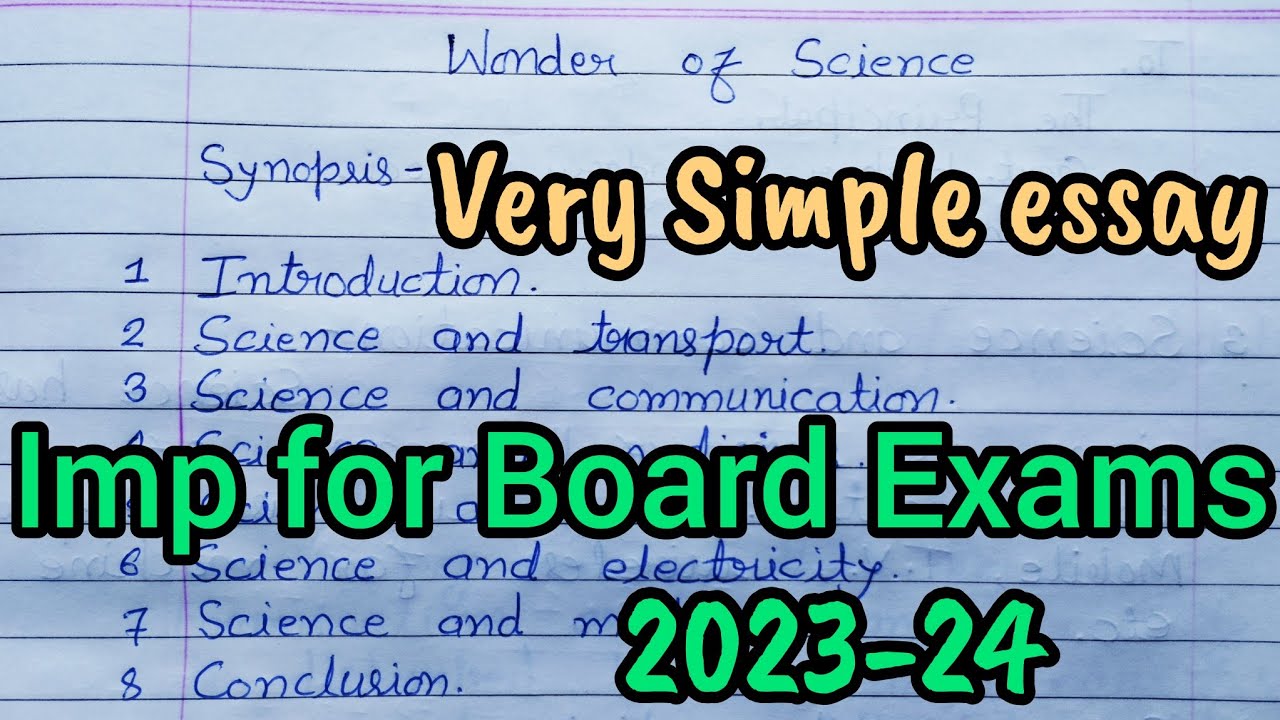 Wonder Of Science Essay In English || Wonder Of Science Essay || Wonder ...