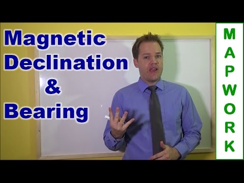 Mapwork magnetic declination and bearing calculations Mapwork magnetic declination and bearing calculations