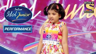 Little Mannya Steals Judges' Heart With 'Aashiyan' | Indian Idol Junior 2