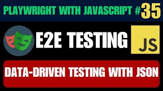 Playwright with Javascript tutorial #35 | Data-Driven Testing with JSON
