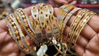 সোনার সাদা চুড়ির কালেকশন //Gold bangles collection