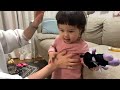 こちょこちょ大好きな赤ちゃん（生後16ヶ月・japanese baby・english subtitles）baby loves tickling