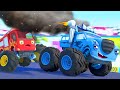 Monster Car Race | Fire Truck | Monster Truck | Cartoon for Kids | BabyBus - Cars World