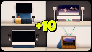 10 BEST TV designs in Minecraft