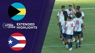 Bahamas vs. Puerto Rico : Extended Highlights | CONCACAF Nations League | CBS Sports Golazo