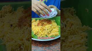 Kuska🤤 ఎవరికి ఇష్టం?🤔 Plain Biryani Rice without Chicken | Kushka | Indian Street Food #shorts